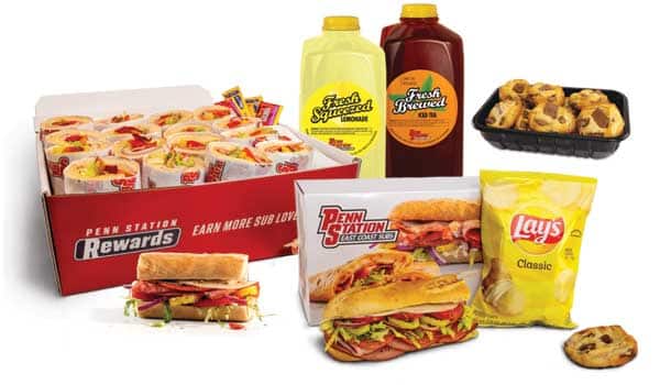 Penn Station catering items